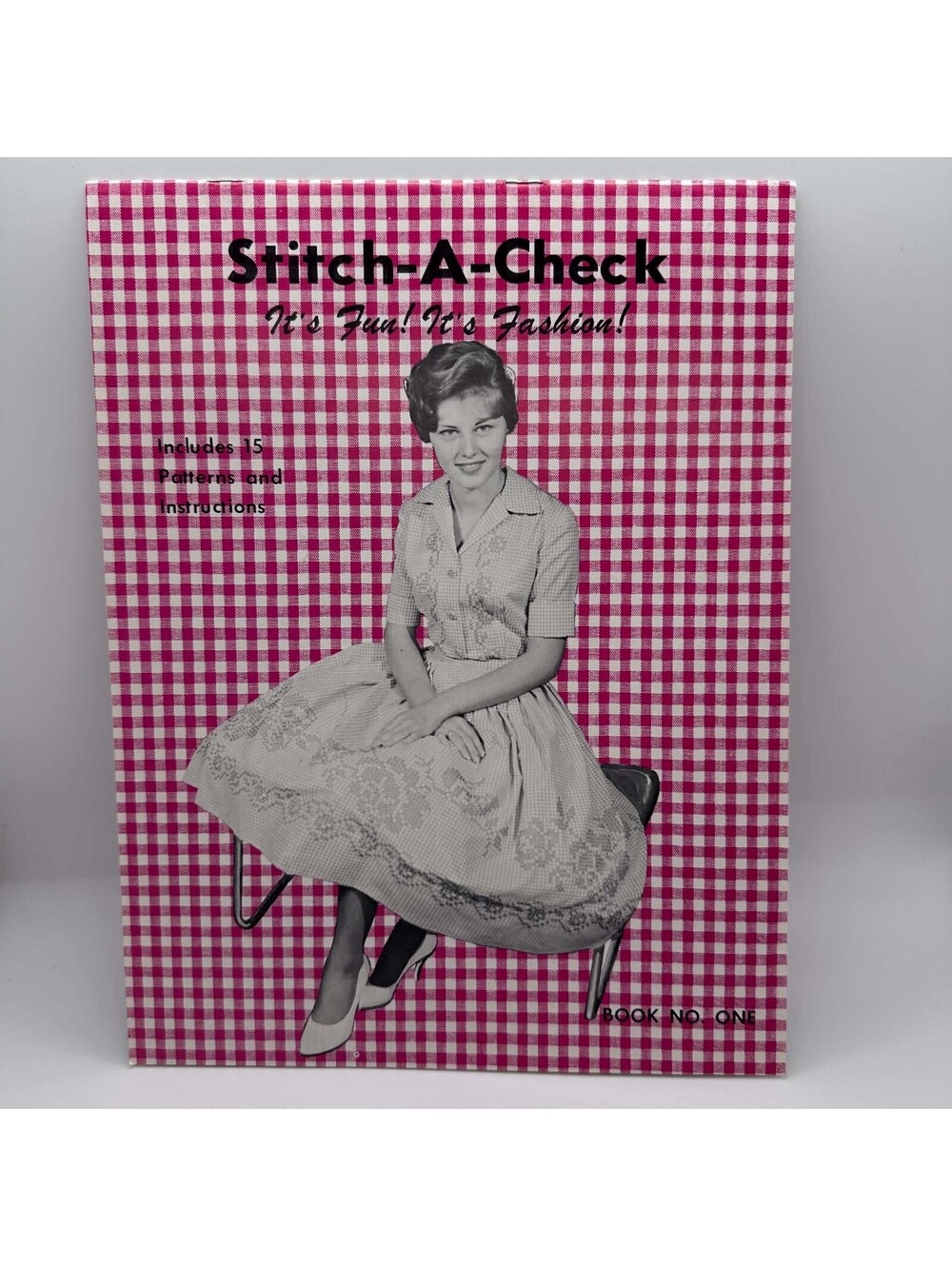 Vintage 1961 Stitch-A-Check Betty's Fabrics Gingham Sewing Pattern Book No 1 EUC
